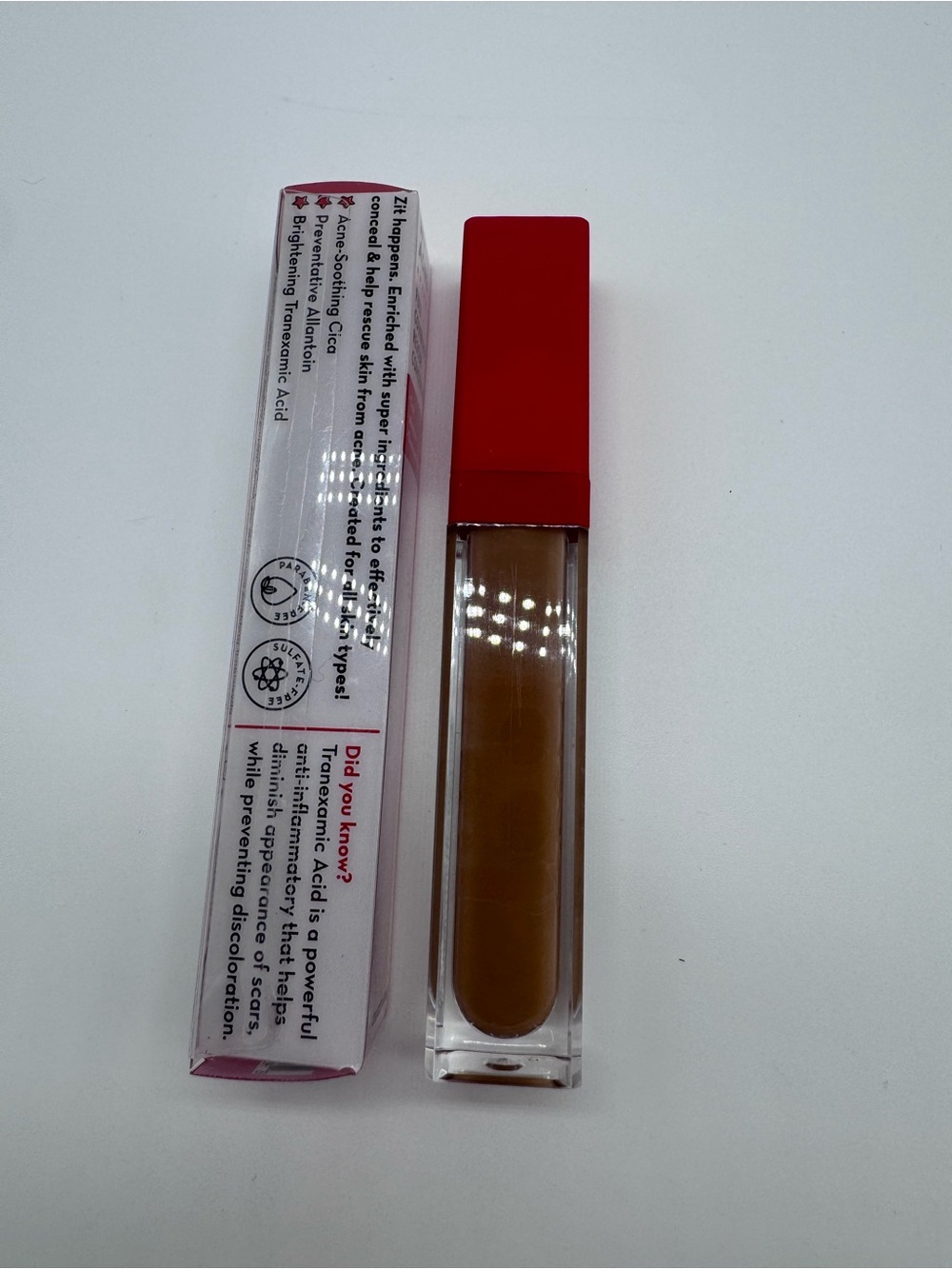 The Crème Shop What Acne? Full Coverage Rescue Concealer in Deep 10 - New in Box - Picture 3 of 6